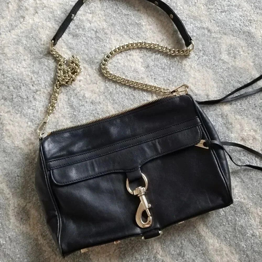 Rebecca Minkoff crossbody black Leather
